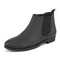 FENTACIA Leather Chelsea Boots for Men 