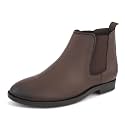 FENTACIA Leather Chelsea Boots for Men 