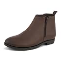 FENTACIA Leather Chelsea Boots for Men 
