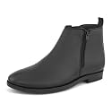 FENTACIA Leather Chelsea Boots for Men 