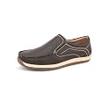 FENTACIA Men39s Faux Leather Slip On Office