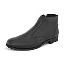 FENTACIA Men39s Faux Leather Formal Ankle Chelsea