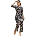 feranoid Elegant V-Neck 34 Sleeve Kurta amp
