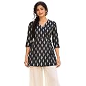 feranoid Floral Print Angrakha 3 Sleeves Flared