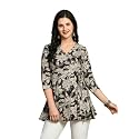 feranoid Floral Print Angrakha 3 Sleeves Flared