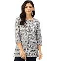 feranoid Printed Top with Round Neck amp
