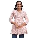 feranoid Women Cotton Angrakha Kurti