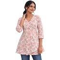 feranoid Women Cotton Angrakha Kurti