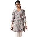 feranoid Women Cotton Angrakha Kurti