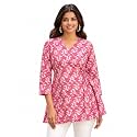 feranoid Women Cotton Angrakha Kurti