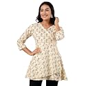feranoid Women Cotton Angrakha Kurti
