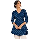 feranoid Women Cotton Angrakha Kurti