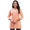 feranoid Women Cotton Printed Short Kurti 