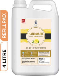 ferment organics mega fresh lemon handwash 4l refill  citrus bulk pack hand wash can