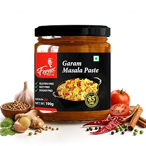 ferns39 garam masala curry paste  190g  aromatic spice blend for curries gravies amp indian cooking  garam masala curry paste for rich colour amp balanced flavour