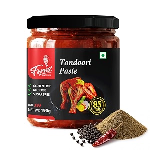 ferns39 tandoori curry paste masalaready to cook all purpose gravy chicken paneerno preservatives colours or artificial flavours - 190 g