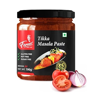 ferns39 tikka masala paste 190g  ready to cook tikka marinade  authentic indian tikka masala curry paste  perfect for chicken paneer amp veggies  grill bbq amp curry base  no added colours or flavours