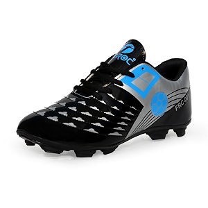 feroc men39s black pu football shoes