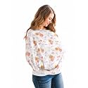 Copper Pearl Nursing Cover for Breastfeeding – Multi-Use Baby Car Seat Canopy, Stroller Shade &amp; Breast Feeding Wrap for Women, Stretchy Breathable Carseat Shawl for Boy or Girl, Ferra