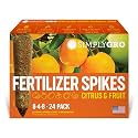 Fertilizer Spikes for Citrus & Fruit Trees & Shrubs (24 Spikes - 6.0 Lbs)