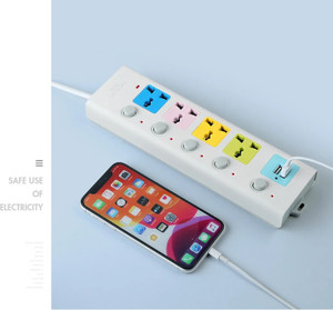 fervik power plate 2500w 24 socket extension boards white 2m 2usb port 4 socket extension boards multicolor 2 m with usb port
