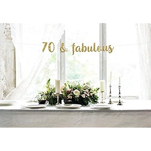 festiko70 amp fabulous banner 70 and fabulous 70th birthday banner 70th birthday party decor 70th birthday party glitter banners