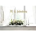 Festiko®70 &amp; Fabulous Banner 70 and Fabulous 70th Birthday Banner 70th Birthday Party Decor 70th Birthday Party Glitter Banners