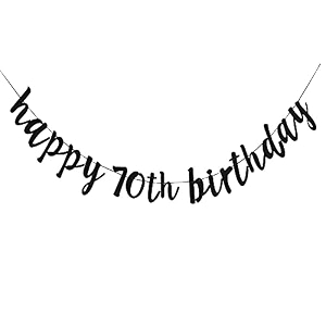 festikohappy 70th birthday 70th birthday party hang bunting sign decorations photo props party favors supplies gifts themes and ideas