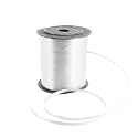 Festiko® Mermaid Theme 12Rolls of Balloon Curling Ribbon Rolls, Colour Balloon Curling Ribbon for Wedding Birthday Gift Wrapping Party/Curling Ribbons for Balloons Decoration - Silver (5MTR)