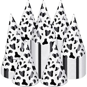 festiko set of 12 holy cow theme cone party hats party supplies