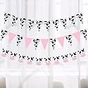 Festiko® Set of 3 Pcs Cow Banner With Print Pennant, Theme Birthday Decoration and Party Supplies