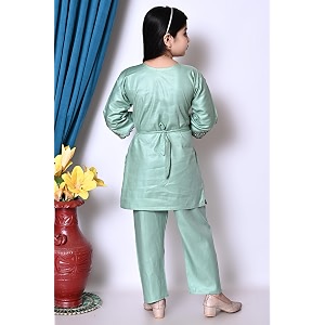 Festive Party Long Kurta with Straight