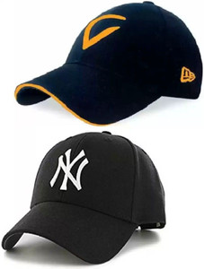 fetkids embroidered self design solid sportsregular cap