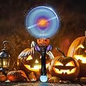 Halloween Jack-O-Lantern Light Up LED Magic Wand with Sound Effect, for Kids,Halloween Music Windmill (Without Batteries)