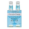 Fever-Tree Mediterranean Tonic Water Glass Bottles, No Artificial Sweeteners, & Preservatives, (Pack of 4) flavorings 27.2 Fl Oz
