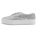 FEVERSOLE Women's Fashion Dress Sneakers Party Bling Casual Flats Embellished Shoes