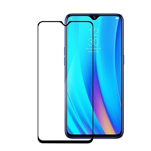 glaze accessories edge to edge shatterproof tempered glass screen for realme 3