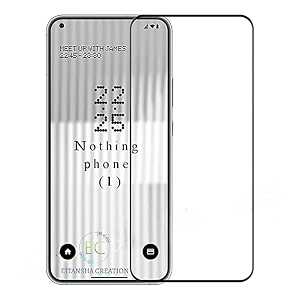 glaze accessories edge to edge shatterproof tempered glass screen for nothing 1 phone