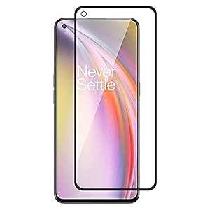 glaze accessories edge to edge shatterproof tempered glass screen for oneplus nord ce