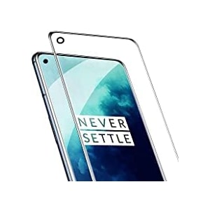 glaze accessories tempered glass screen protector compatible for oneplus 9 rt  10 rt with edge to edge coverage and with easy installation kit