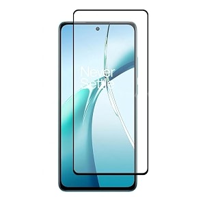 glaze accessories tempered glass screen protector compatible for oneplus ce 2 lite with edge to edge coverage and with easy installation kit
