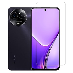 glaze accessories tempered glass screen protector compatible for realme narzo 70 pro  14 uv edge to edge coverage and with easy installation kit