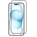 Glaze Accessories tempered Glass Screen Protector Compatible For iPhone 16 Pro Edge To Edge Coverage and with Easy Installation Kit