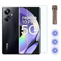 Glaze Accessories tempered Glass Screen Protector Compatible For Realme 10 | 10 Pro | 12X 5G | N55 Edge To Edge Coverage and with Easy Installation Kit