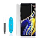 Premium Tempered Glass Design for Samsung Galaxy S8 Plus | S9 Plus (3D UV) Advanced Border Less Full Edge to Edge 3D Curved UV Screen Protector and Easy Installation Kit