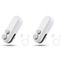Portable Mini Sealing Machine 2 in 1 USB Rechargeable Magnetic Bag Sealer Heat Seal with Cutter, Plastic Bags Packing Machine Home Appliances Mini Sealer (2)