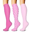 FEYHAY Copper Compression Socks (3 Pairs) 15-20 mmHg Circulation is Best Athletic &amp; Daily for Men &amp; Women, Running, Climbing