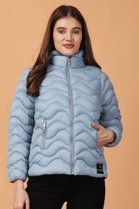 feyona women solid bomber jacket