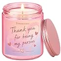 FF FRAGRFLOWING Best Friend Gift for Women, You are My Person Candle