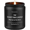 FF FRAGRFLOWING Birthday Gift for Dad 7 oz Funny Candle